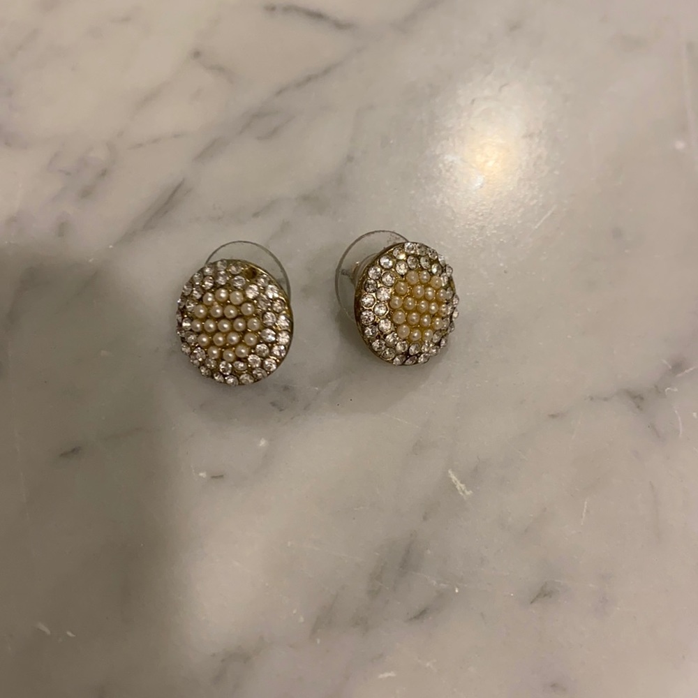 Pearl & Crystal Earrings
